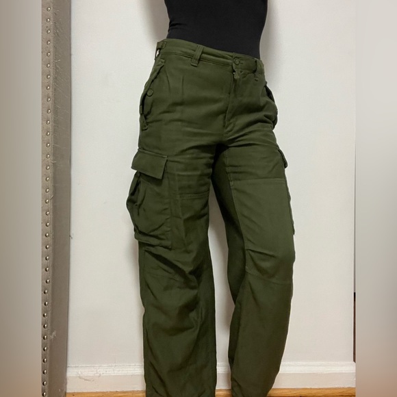 Aritzia Pants & Jumpsuits Aritzia Green Cargo Pants Poshmark